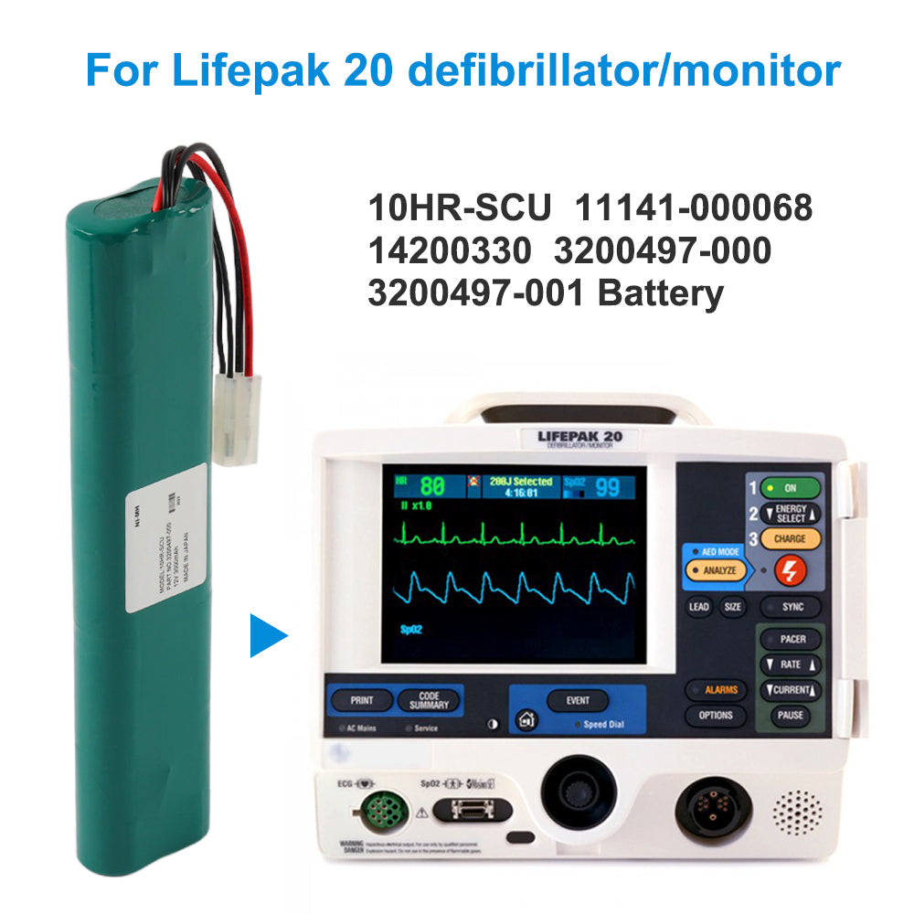 10HR-SCU-12V-3000mAh-Medical-Battery