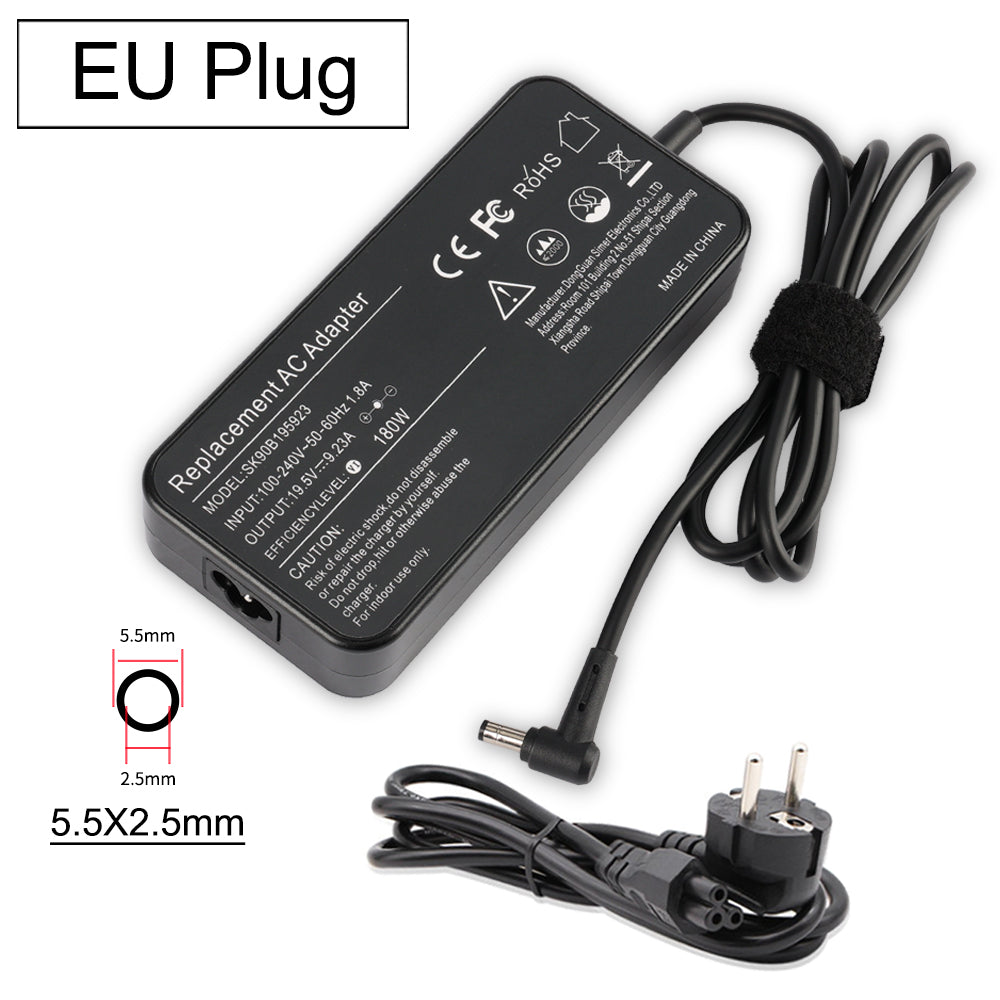 Only ship to Europe 19.5V 9.23A 180W 5.5X2.5mm AC Adapter For ASUS G750 G751 G75 FX502 GL502 Series