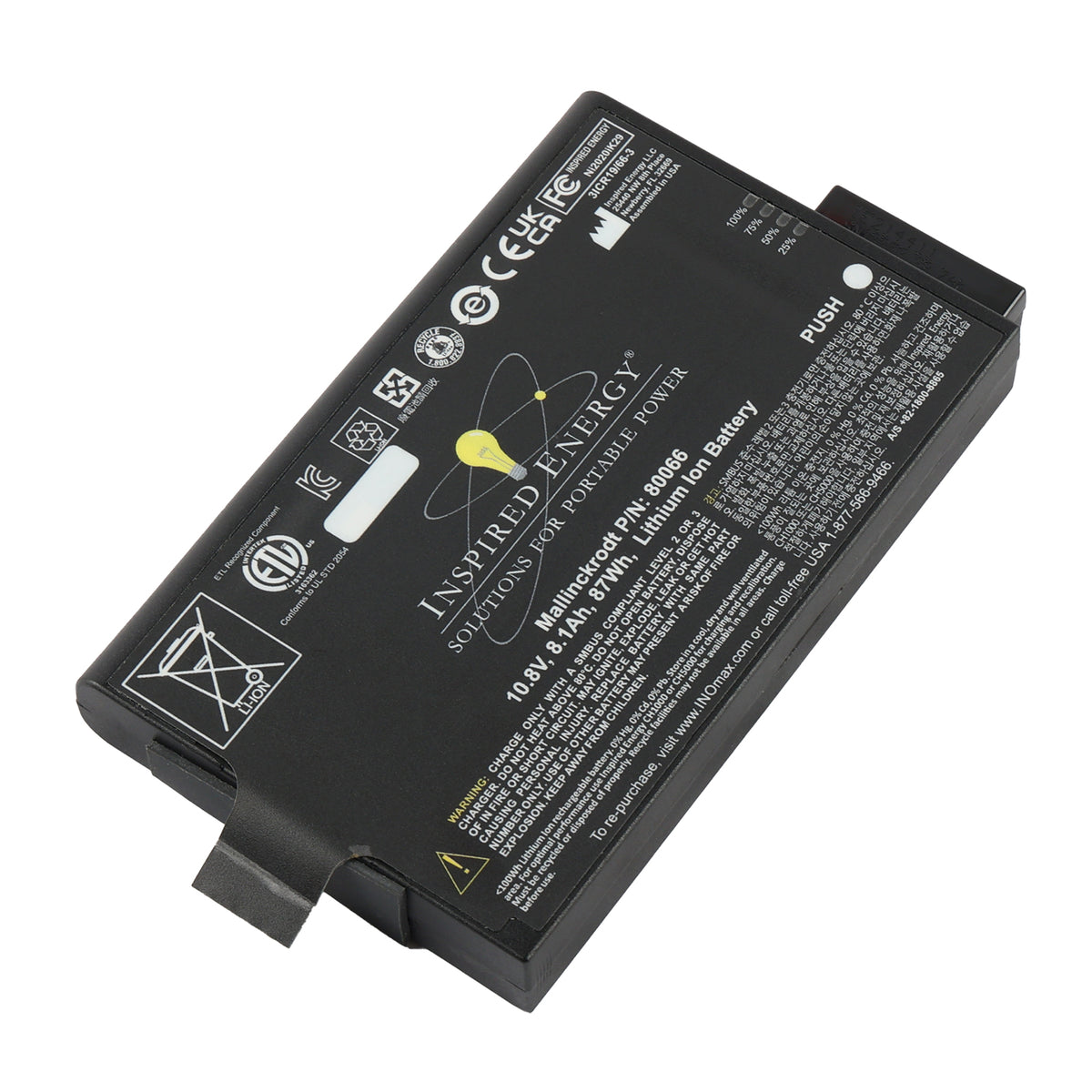 NI2020ED26 Battery for GE USM35 Ultrasonic Flaw Detector 10.8V 87Wh