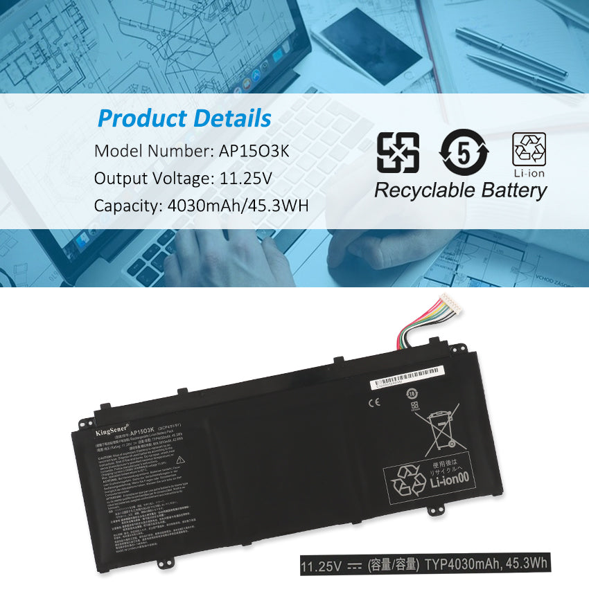 ACER-AP15O3K-11.25V-45.3WH-Laptop-Battery