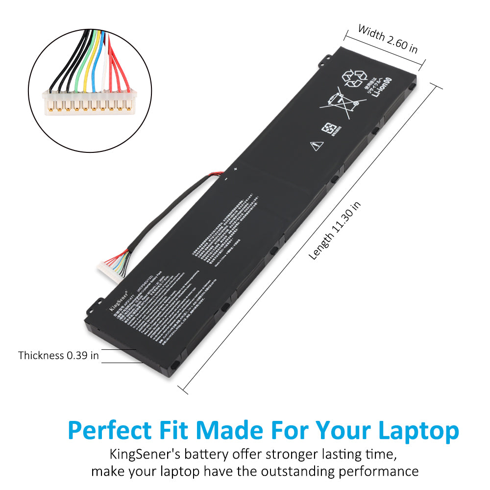 AP21A8T AP21A5T AP21A7T Laptop Battery For Acer Predator Helios 300 PH317-56-78LY PH317-56-78SM PH315-55-72EA | KingSener