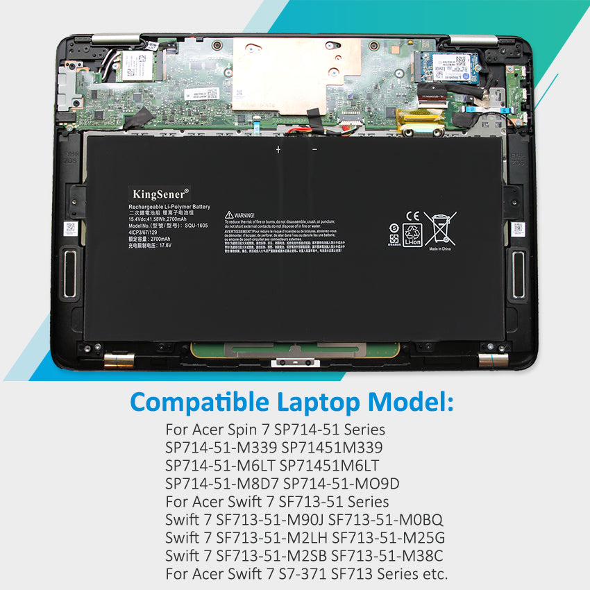 ACER-SQU-1605-15.4V-2700mAh-Laptop-Battery