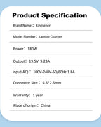ASUS-19.5V-9.23A-5.2X2.5mm-charger