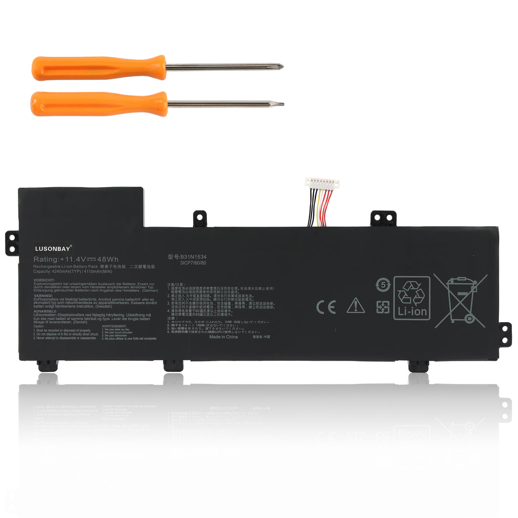 ASUS-B31N1534-11.4V-48WH-Laptop-Battery-LUSONBAY