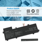 B31N1534 Laptop Battery for Asus Zenbook UX510 UX510UW UX510UX UX510UX-CN020T-BE Series 11.4V 48Wh | KingSener