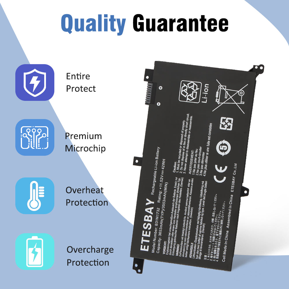 ASUS-B31N1732-42Wh-Laptop-Battery