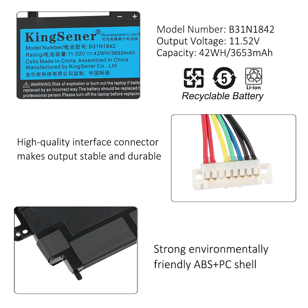ASUS-B31N1842-11.52V-42Wh-Laptop-Battery