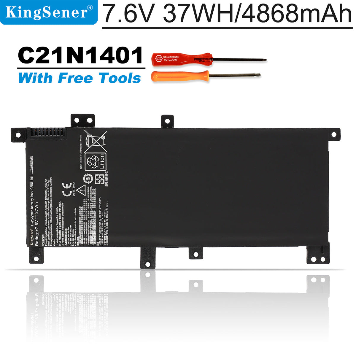 ASUS-C21N1401-7.6V-4868mAh-Laptop-Battery