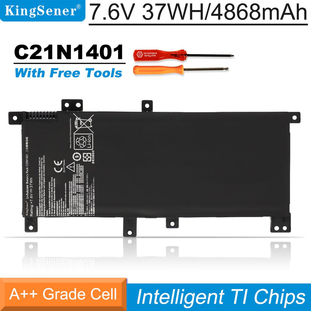 C21N1401 Battery for ASUS F454L F454LJ F454LI W419L W419LD W409L K455L A455L Series 37Wh 7.6V