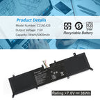 C21N1423 Battery for ASUS X302L X302LJ X302LA X302UA Series - 7.6V 38Wh