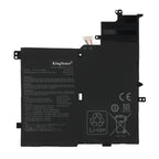 C21N1701 Laptop Battery for ASUS VivoBook S406UA, 7.7V 39Wh, irregular black case with multiple mounting tabs.
