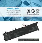 C31N1843 Battery for ASUS VivoBook S14 S432 S15 S532