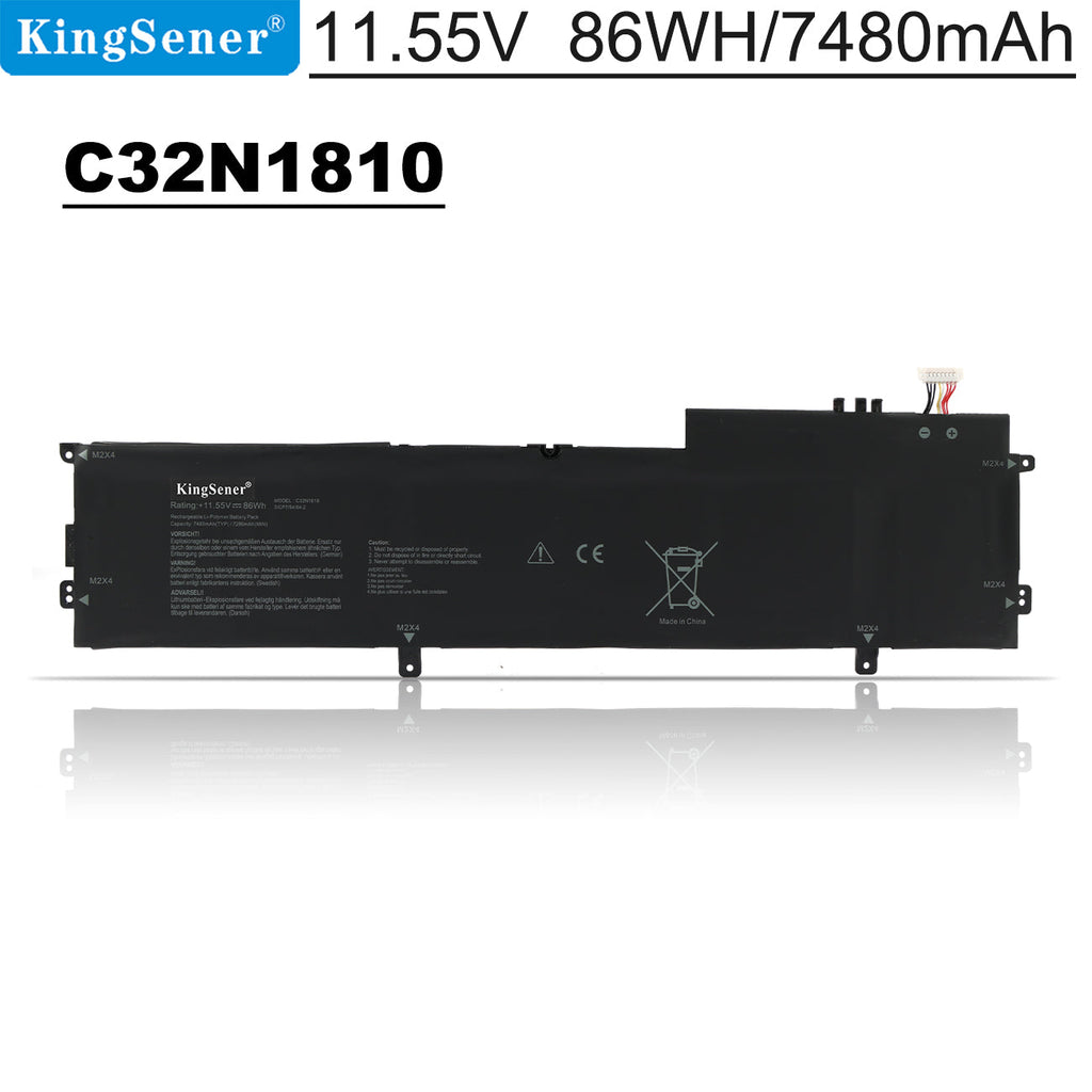 C32N1810 Laptop Battery For ASUS ZenBook Flip 15 UX562FN UX562FD Series Notebook 0B200-03070100 | KingSener
