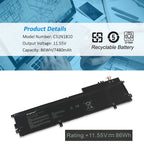 C32N1810 Laptop Battery For ASUS ZenBook Flip 15 UX562FN UX562FD Series Notebook 0B200-03070100 | KingSener