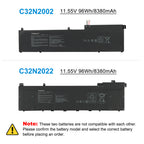 ASUS-C32N2022-11.55V-96WH-Laptop-Battery