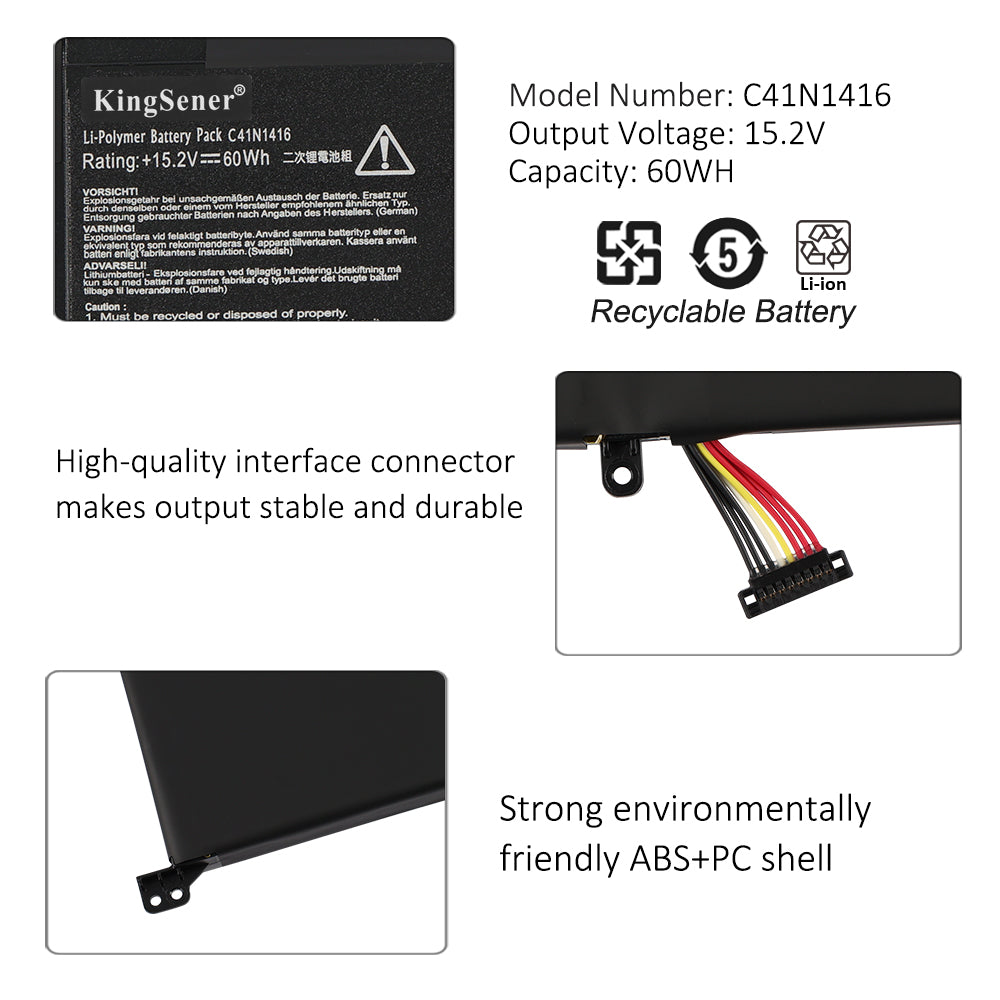 ASUS-C41N1416-60WH-Laptop-Battery