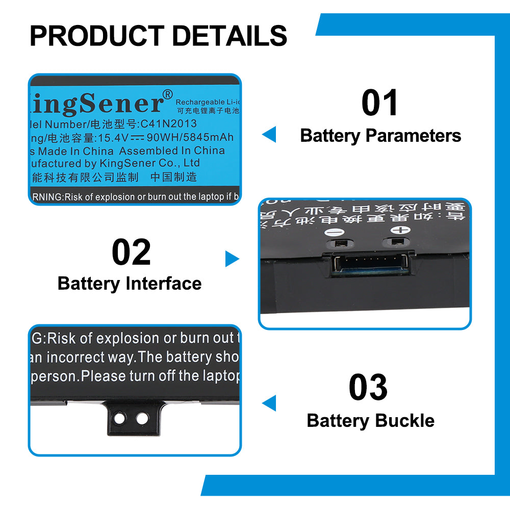 ASUS-C41N2013-15.4V-90WH-Laptop-Battery