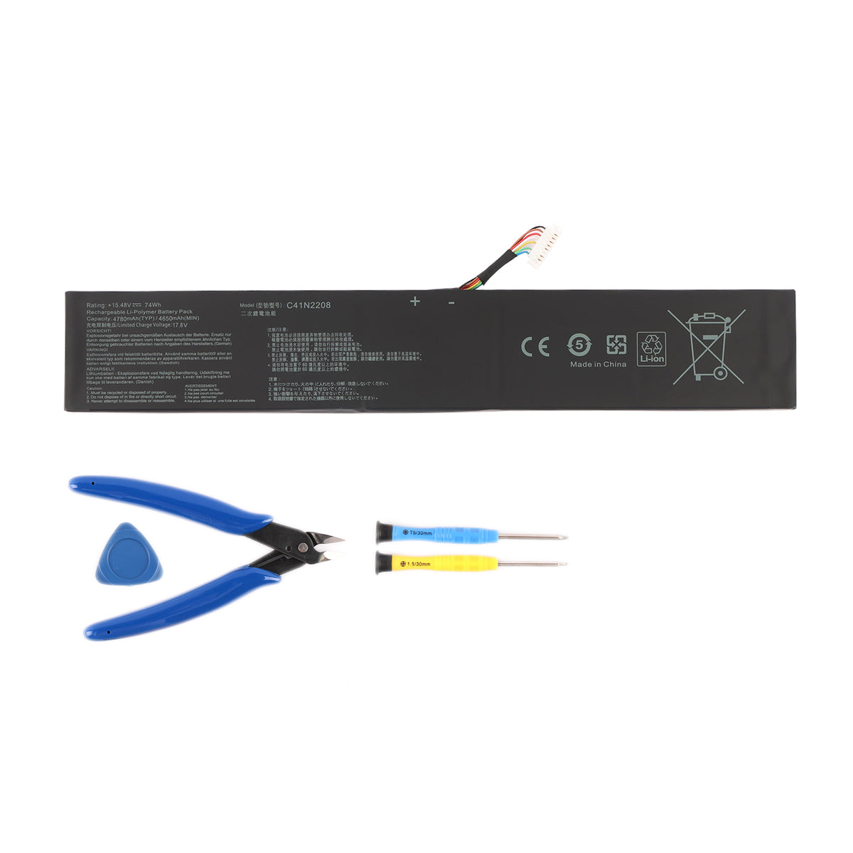 ASUS-C41N2208-15.48V-74WH-Battery
