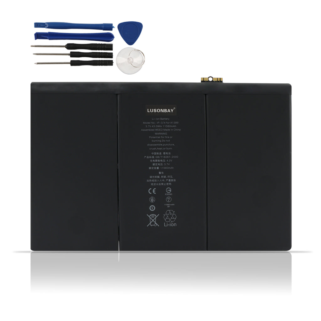 Apple-A1389-3.73V-43Wh-iPad-Battery