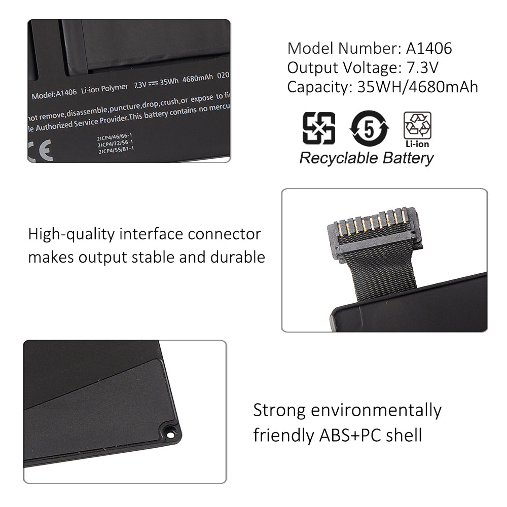 Apple-A1406-7.3V-35WH-MacBook-Battery