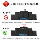 Apple-A1494-11.26V-95W-MacBook-Battery