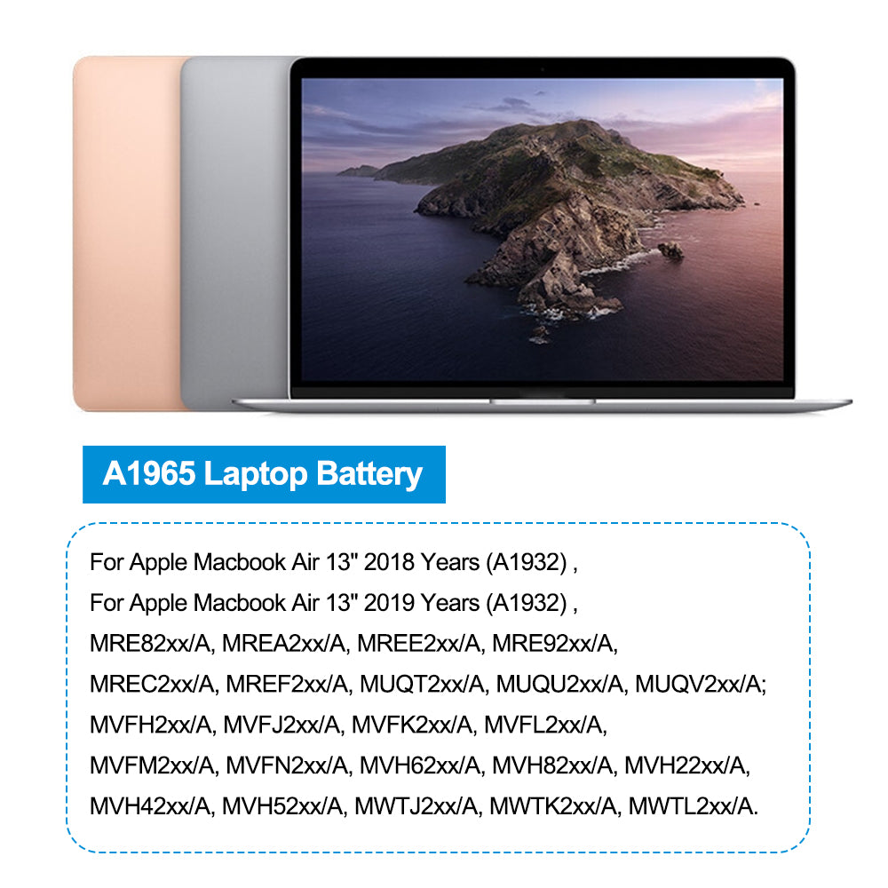 Apple-A1965-11.4V-4379mAh-Macbook-Battery