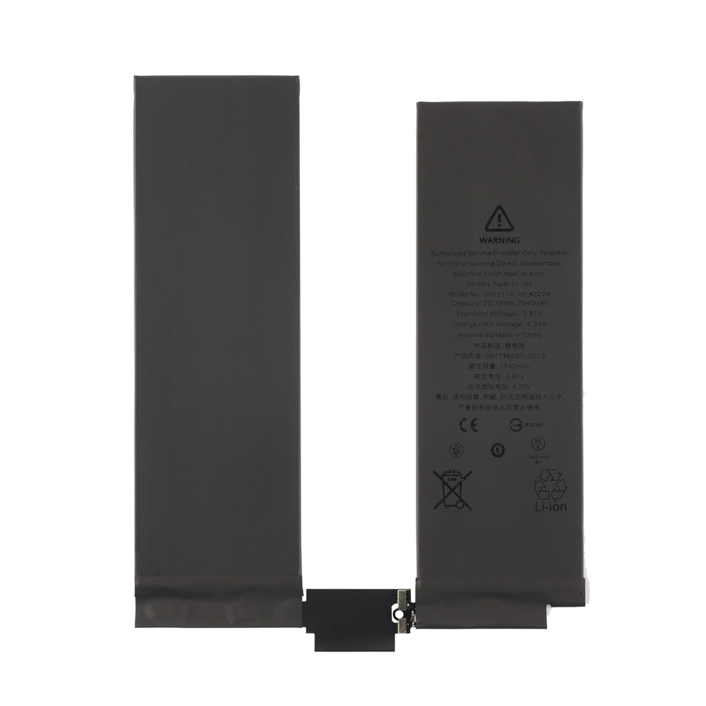 A2224 Battery for iPad Pro 11 2020 A2228 A2068 7540mAh