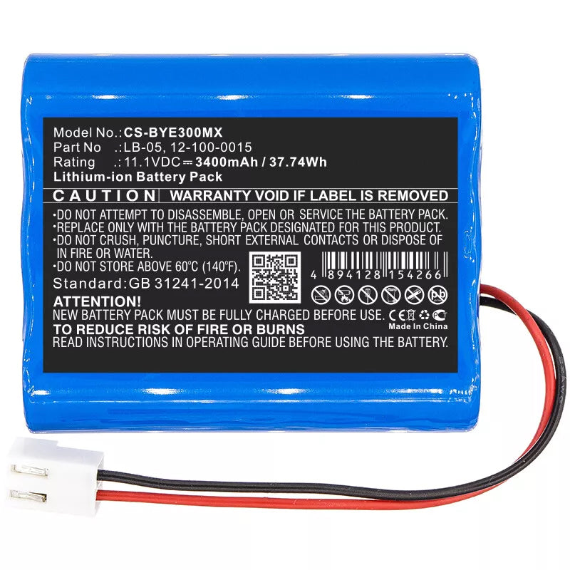 BIOLIGHT-LB-05-3400mAh-Medical-Battery
