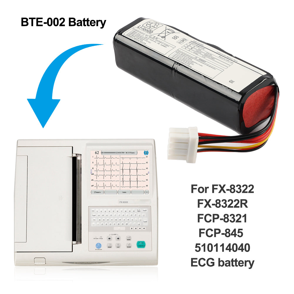 Fukuda-BTE-002-4600mAh-Medical-Battery