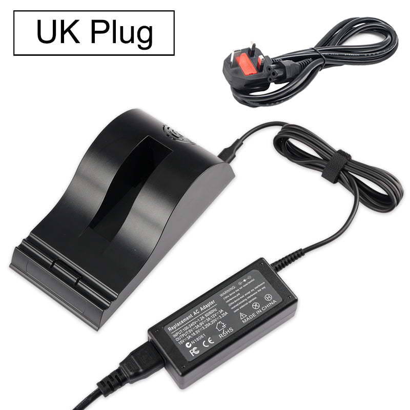 Inspired Energy KSE-2040 rechargeable battery set including a UK plug power adapter for UK outlets