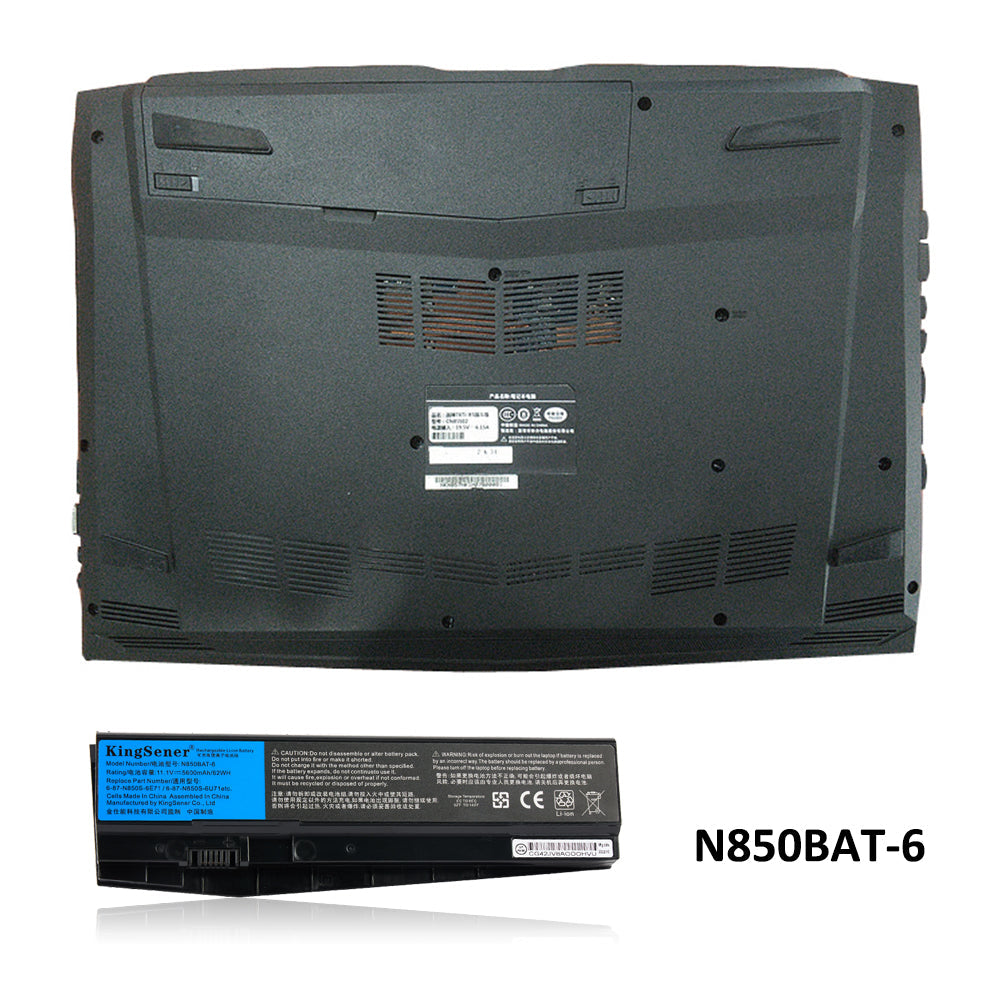 CLEVO-N850BAT-6-5600mAh