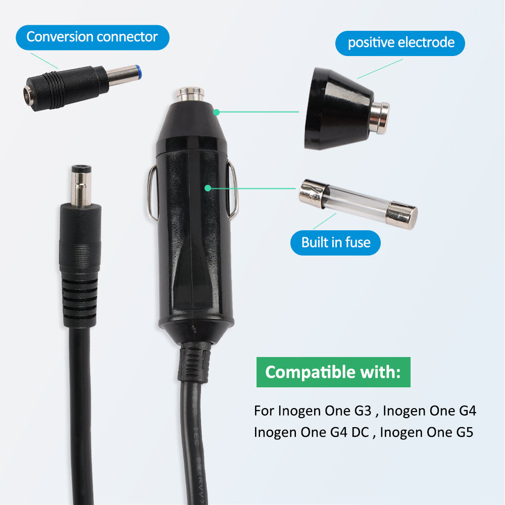 BA-306 DC Power Cord for Inogen One G3 G4 G5 Portable Oxygen Concentrator