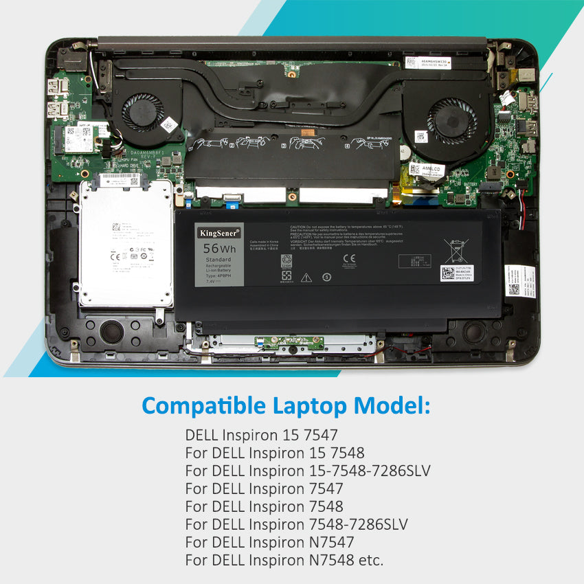 DELL-4P8PH-7.4V-7410mAh-Laptop-Battery