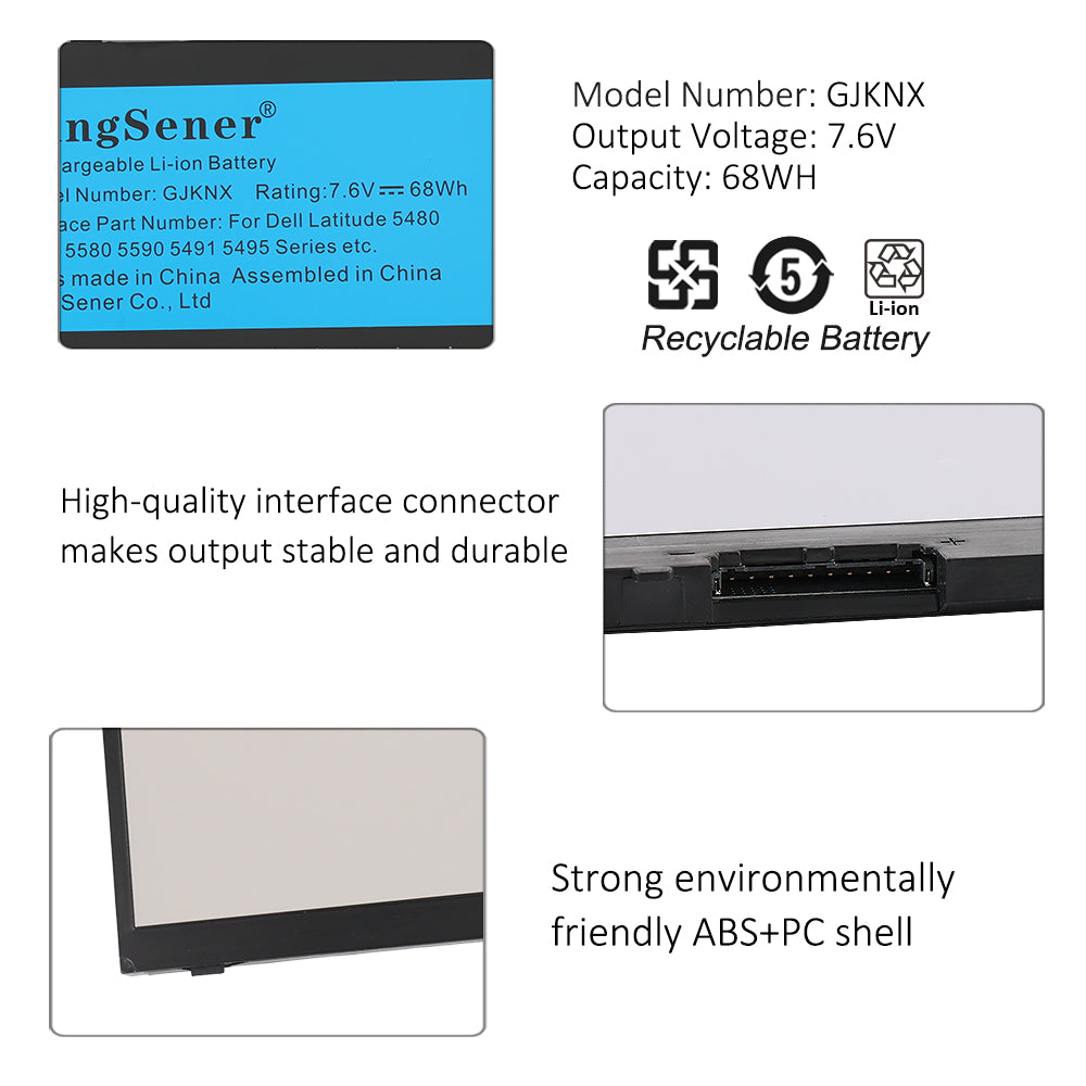 DELL-Latitude-GJKNX-68WH-Laptop-Battery