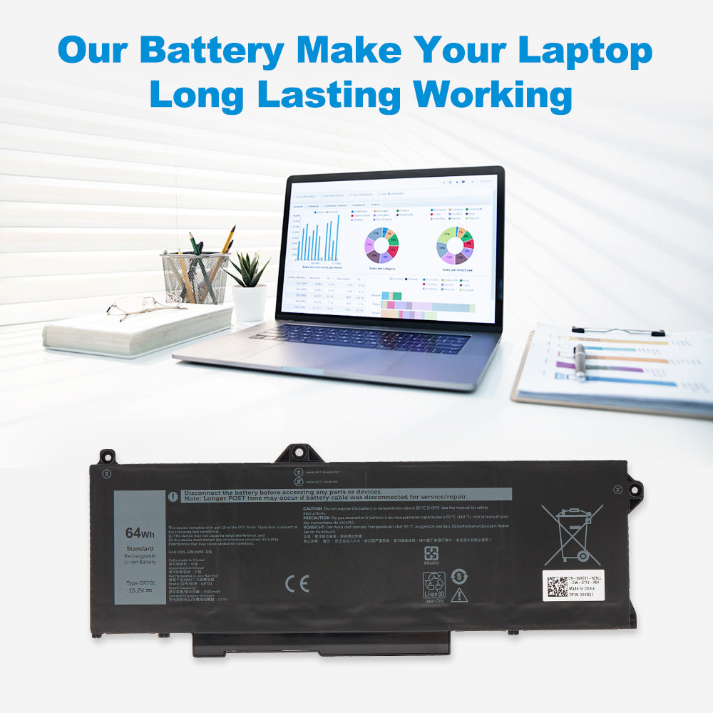 DELL-GRT01-15.2V-64Wh-Laptop-Battery