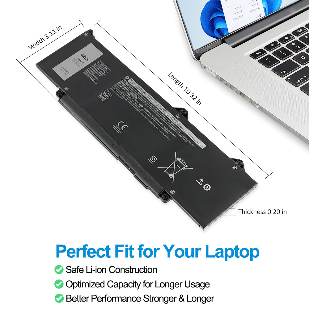 DELL-GRWKG-42Wh-Laptop-Battery