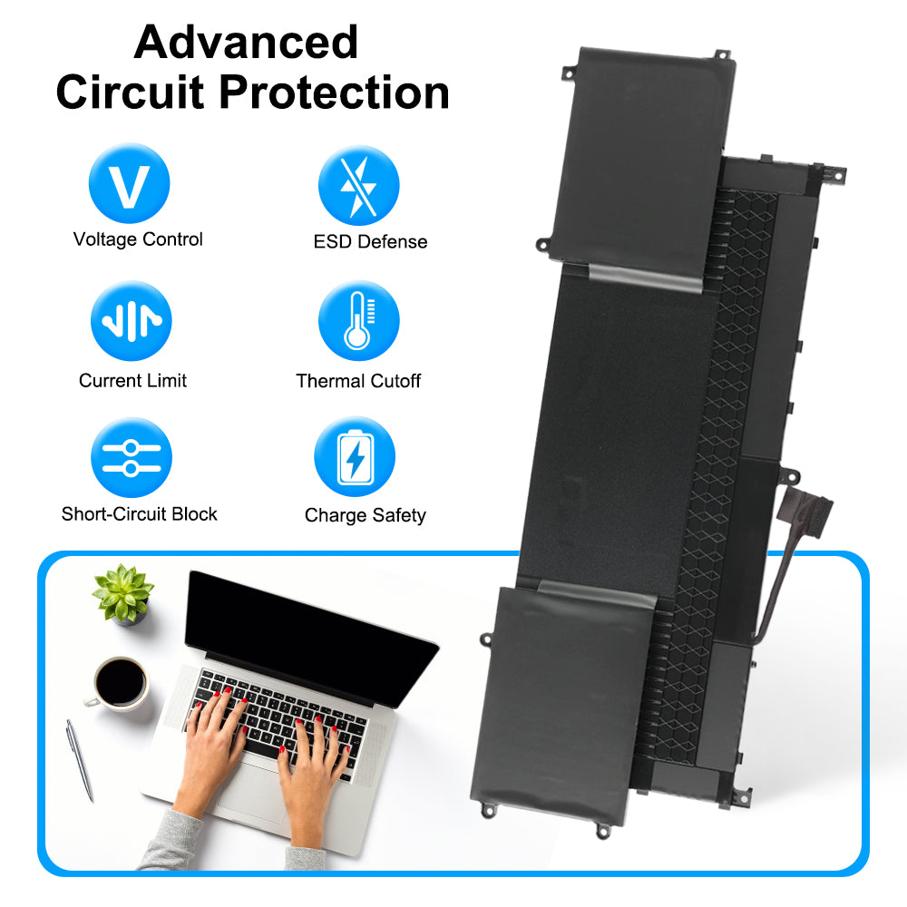 DELL-TVKGH-88Wh-Laptop-Battery