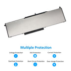 VG93N Battery for Dell Latitude 5480 5490 92Wh M.2