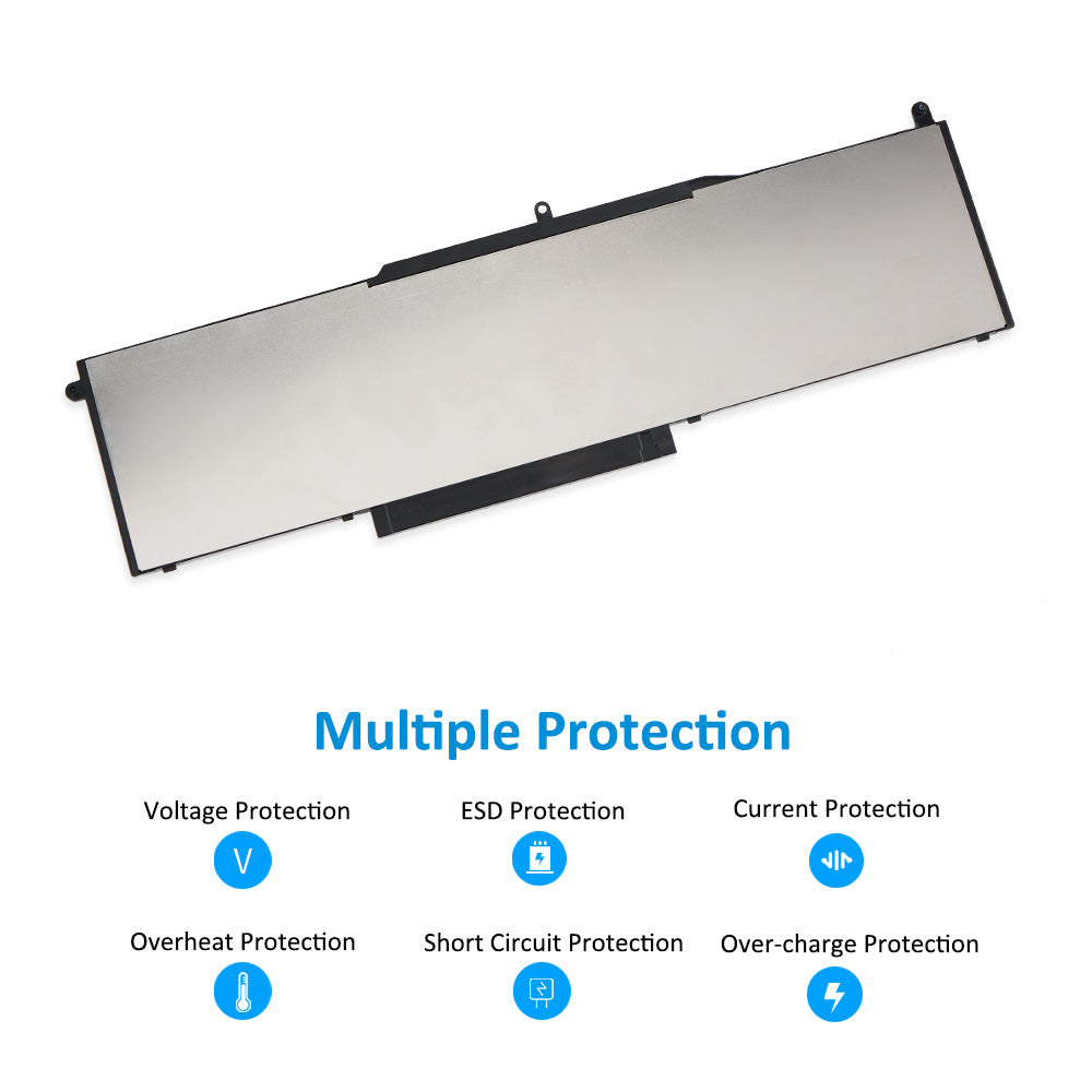 VG93N Battery for Dell Latitude 5480 5490 92Wh M.2