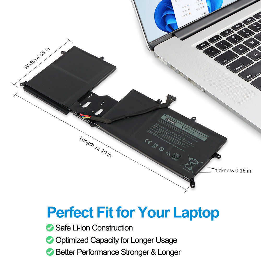 DELL-Y9M6F-11.4V-76Wh-Laptop-Battery