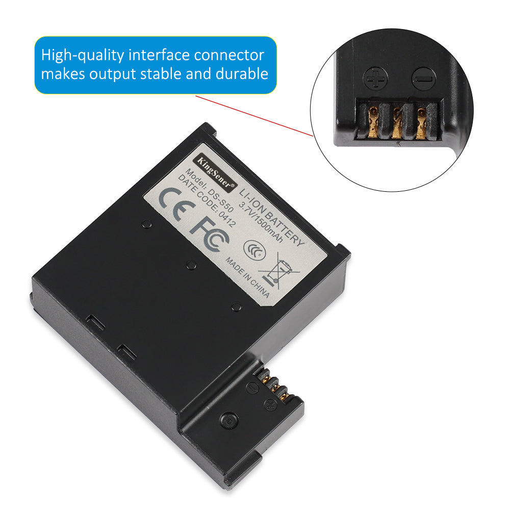DS-S50-3.7V-1500mAh-Action-Camera-Battery