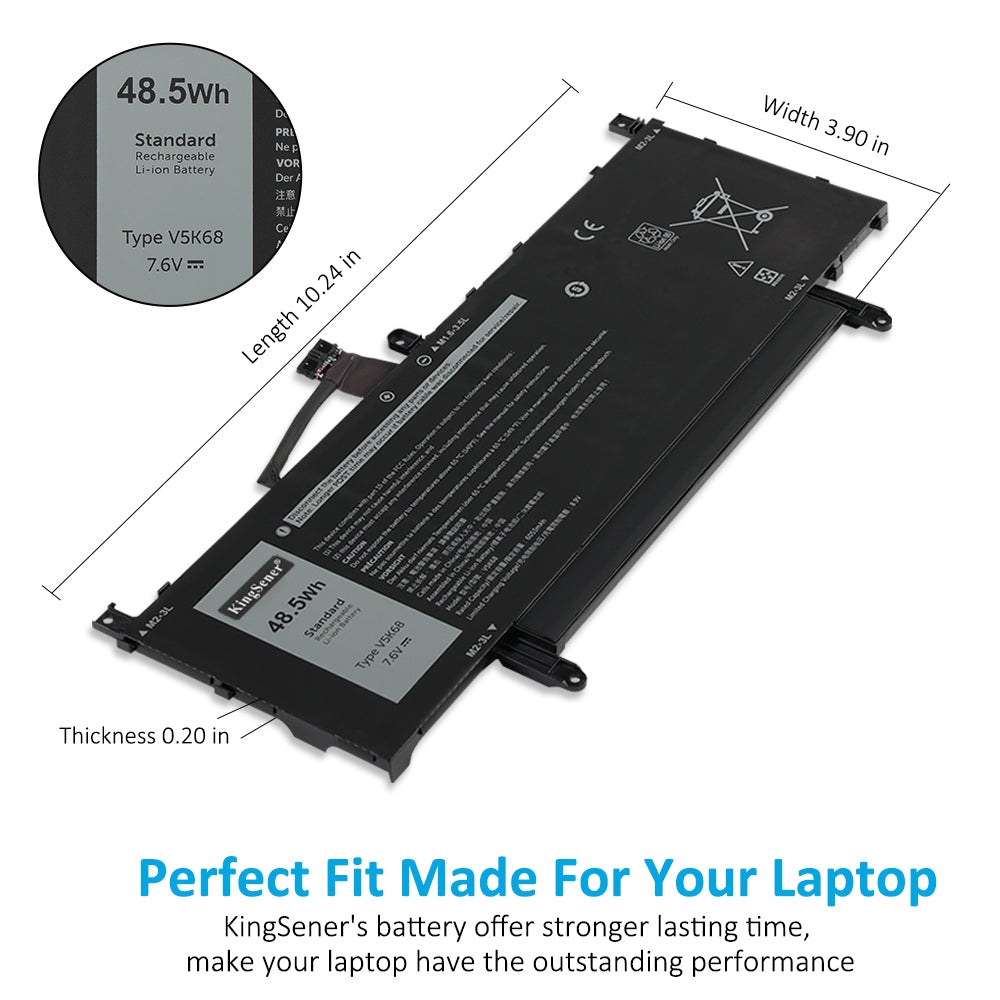 Dell-V5K68-6382mAh