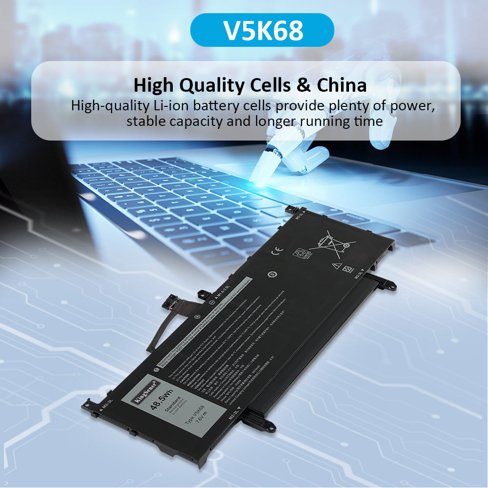 Dell-V5K68-6382mAh