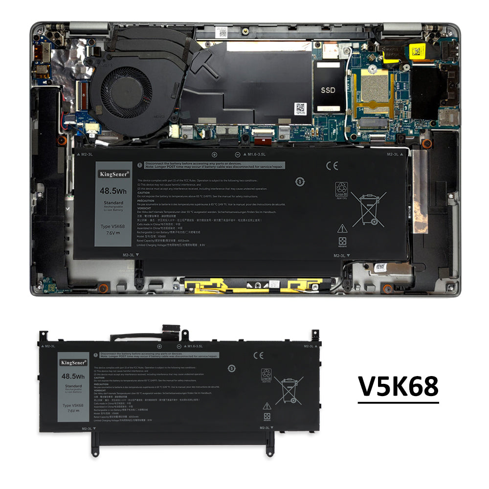 Dell-V5K68-6382mAh