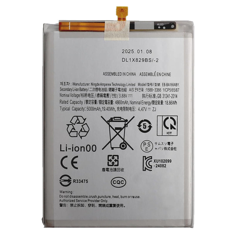 EB-BA166ABE-3.88V-4860mAh-Samsung-Phone-Battery