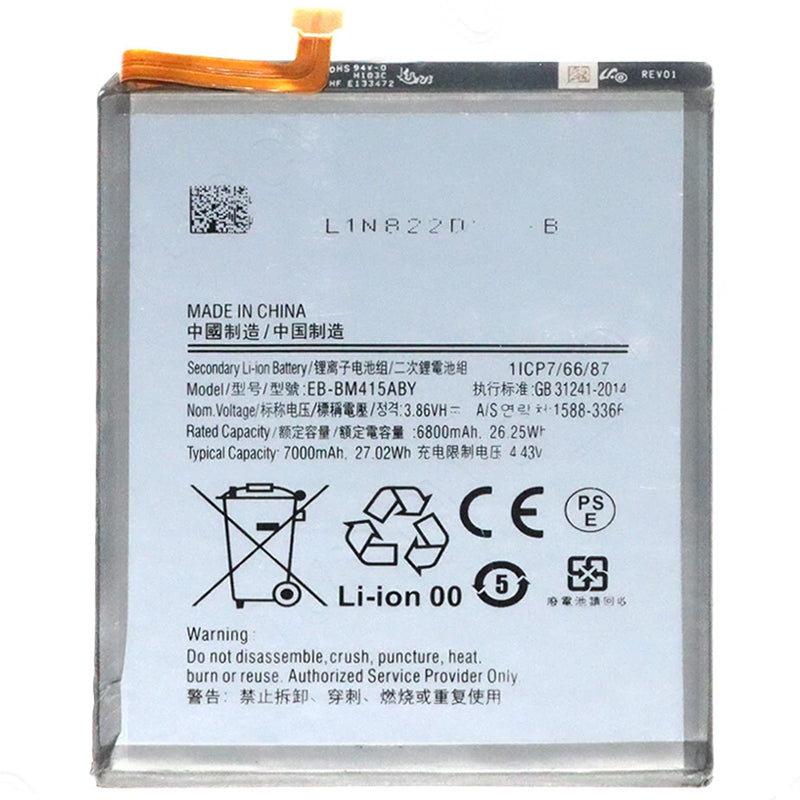 EB-BM415ABY-3.86V-7000mAh-Samsung-Phone-Battery