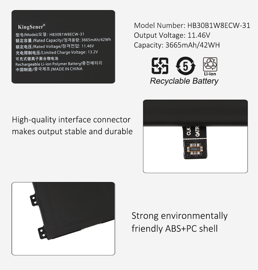 HB30B1W8ECW-31-42Wh