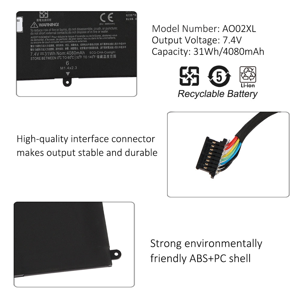 HP-AO02XL-4080mAh