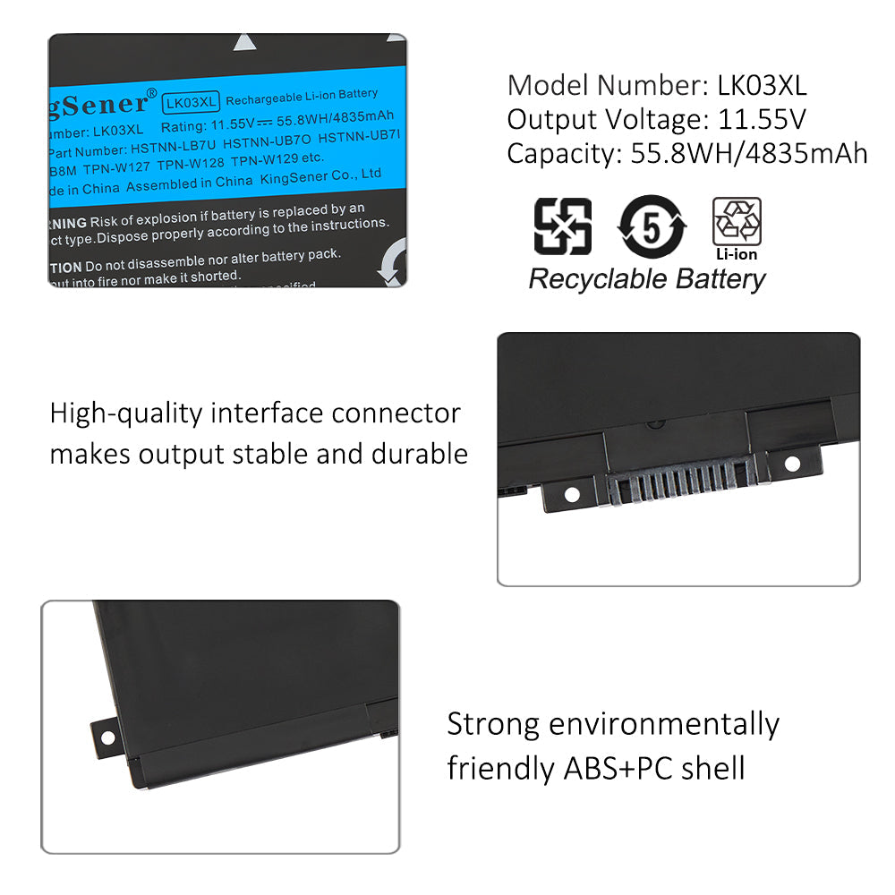 HP-LK03XL-4835mAh