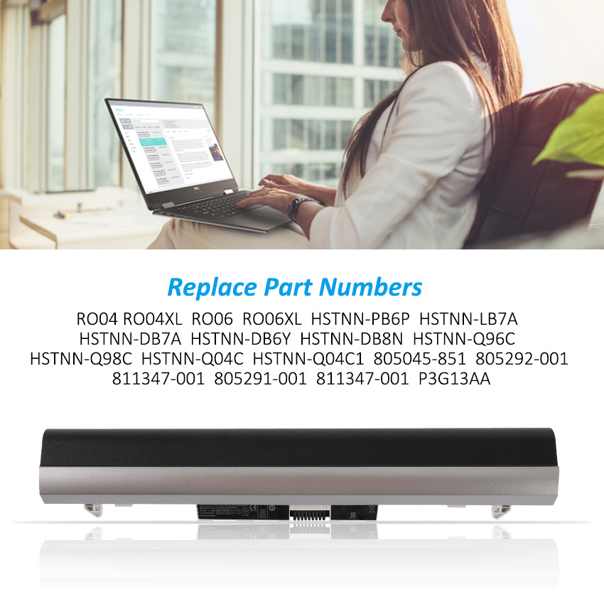 RO06XL Battery For HP ProBook HSTNN-Q96C HSTNN-Q98C HSTNN-Q04C HSTNN-Q04C1